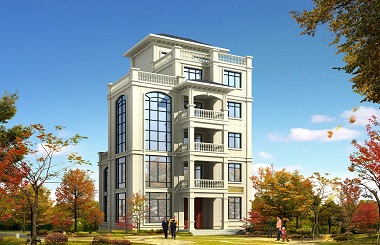 13*13米现代6层自建房屋设计图，可做民宿