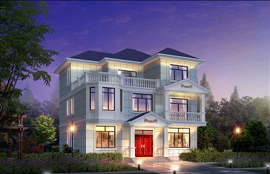 现代三层自建小别墅设计图，经典户型自建房屋