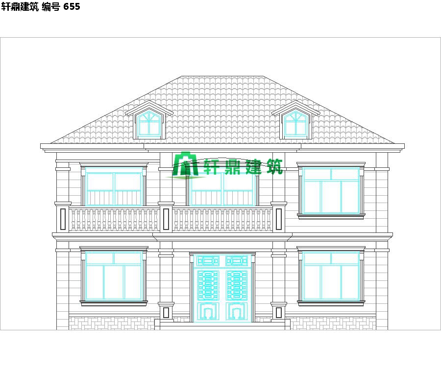 经典现代自建小别墅设计施工图06.jpg