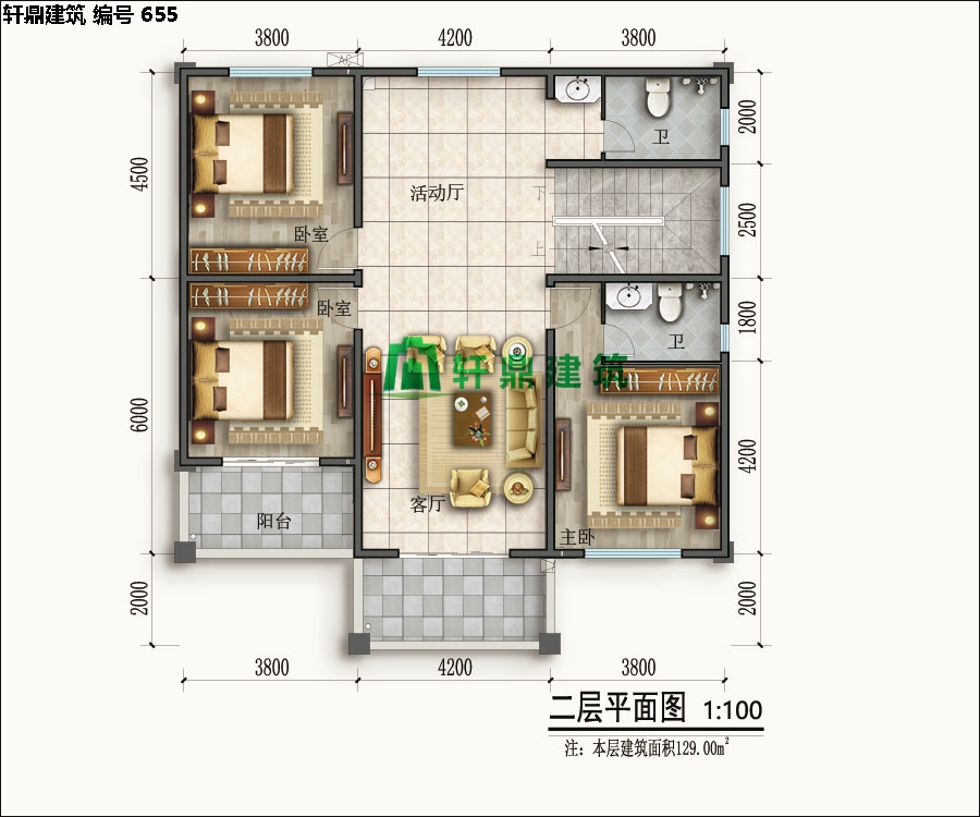经典现代自建小别墅设计施工图11.jpg