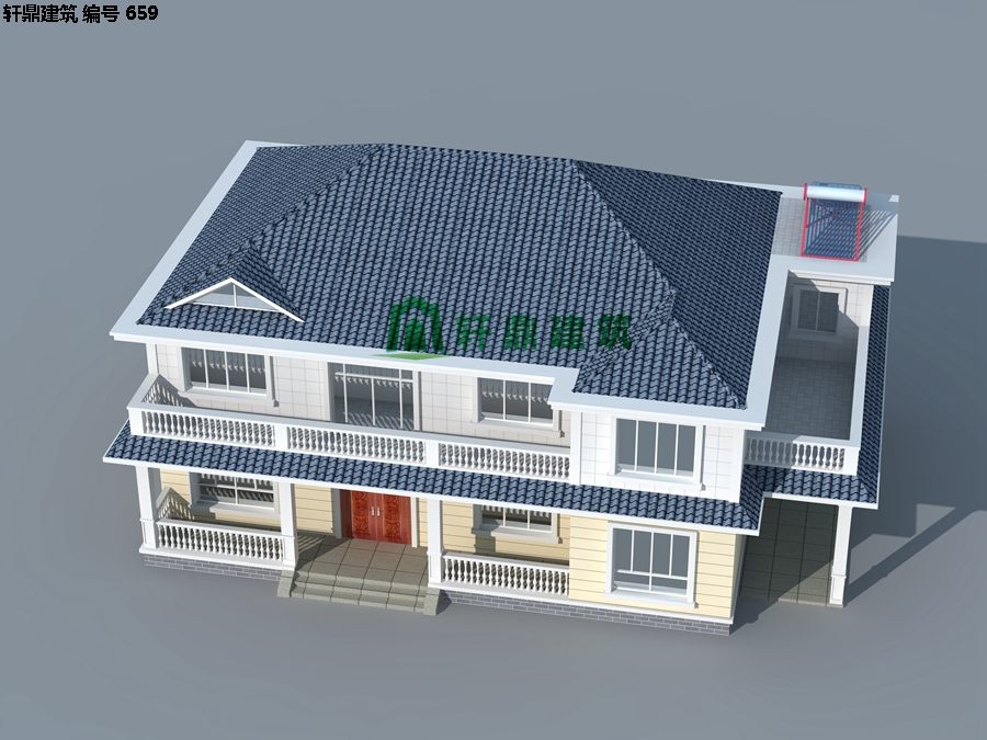 清新小二层自建别墅设计施工图09.jpg