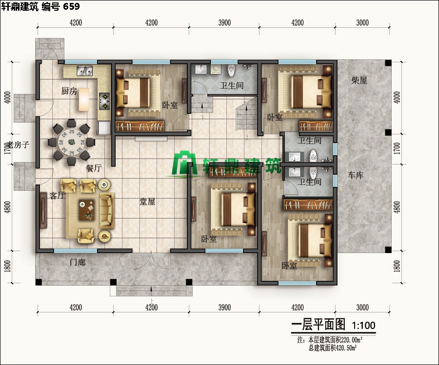 清新小二层自建别墅设计施工图05.jpg